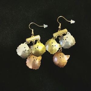 CAT (OR DOG?) EARRINGS (You choose)